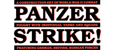 Panzer Strike logo for Commodore 64